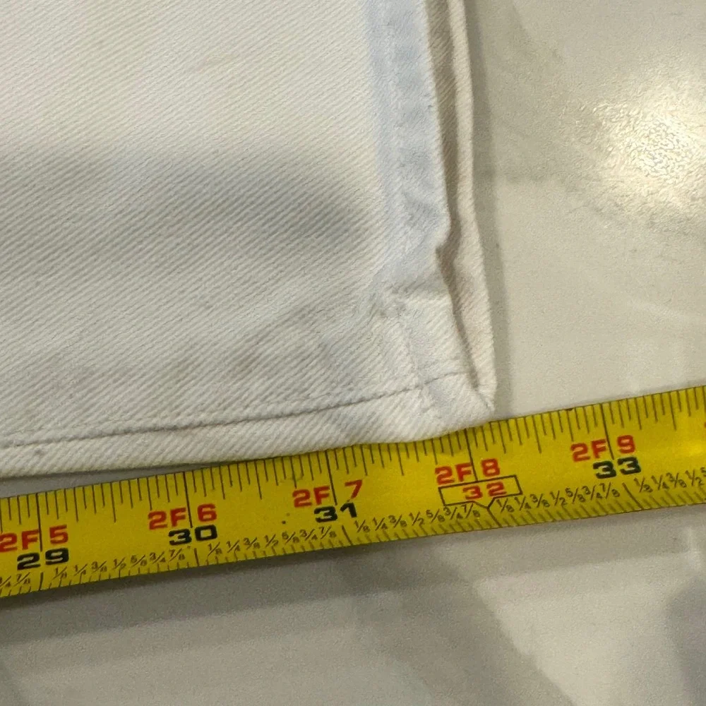 Diesel Jeans Men 32 White Modern Basic Industry RR55 Straight Leg Denim Italy
